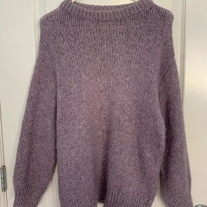 Zara Purple Knit Sweater